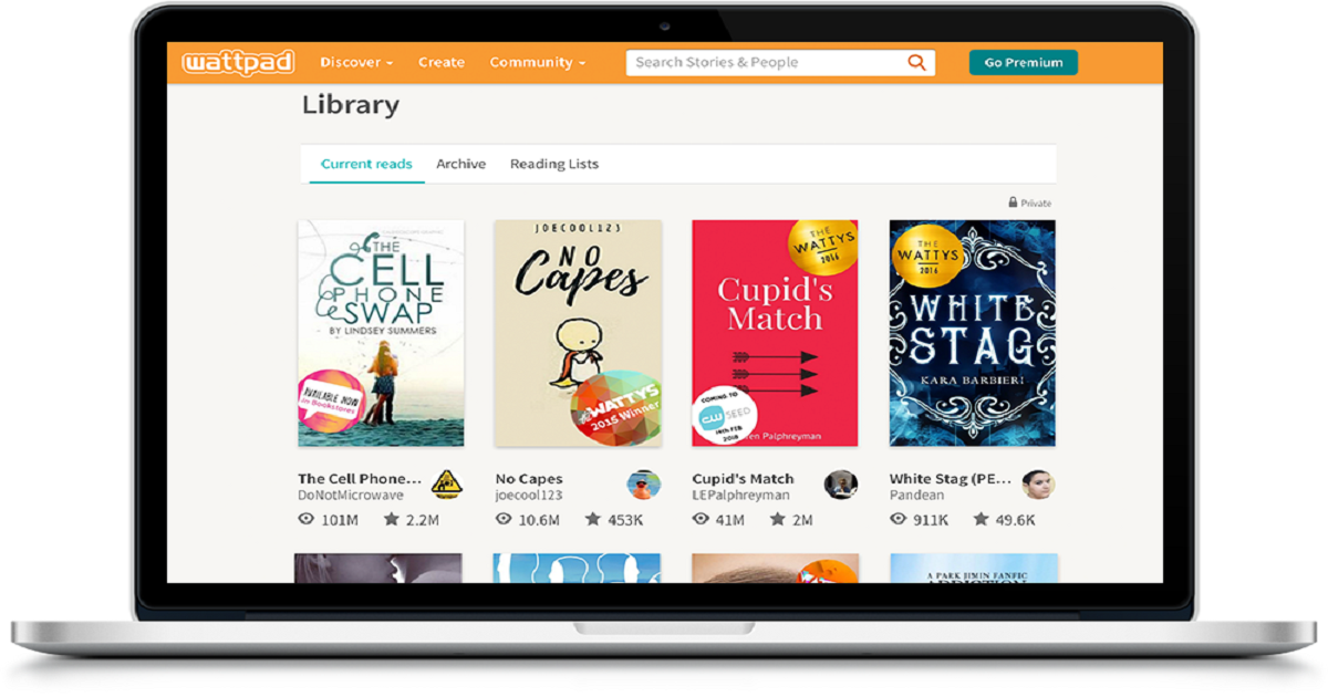 Wattpad publishing company image